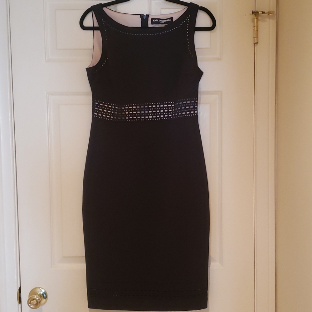 Karl Lagerfeld black cocktail dress